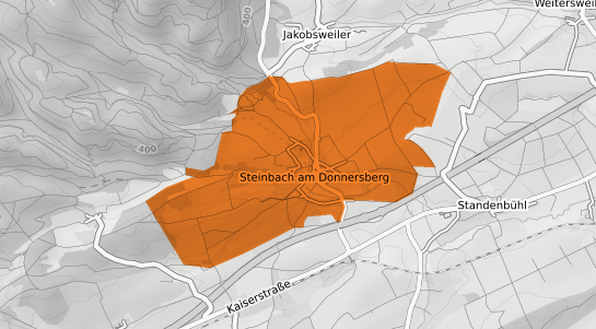 Mietspiegelkarte Steinbach am Donnersberg